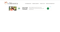Desktop Screenshot of calamenorca.com